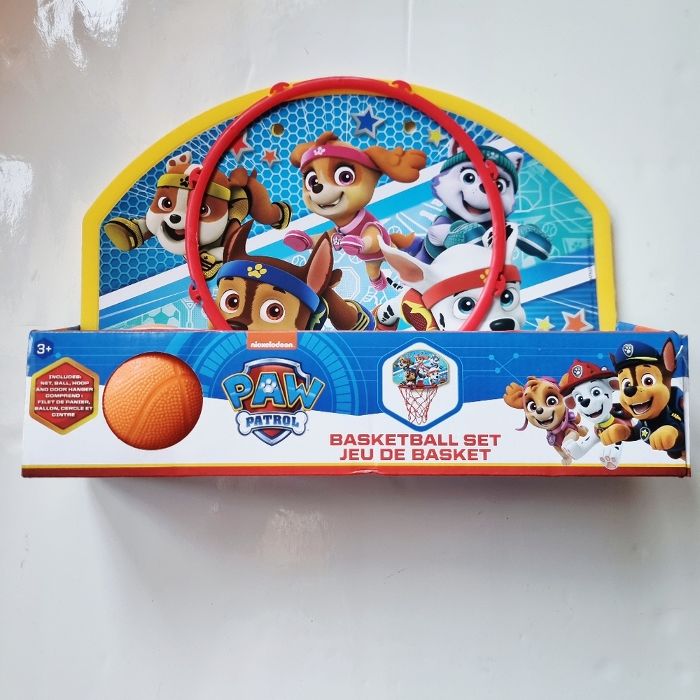 🌟FREE ADD-ON🌟 Paw Patrol Over-The-Door Basketball Set -NEW!